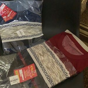 Red long sleeve lightweight sweater